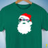 Santa’s Demisexual Pride Flag Shades Premium Unisex T-Shirt - Kelly Green